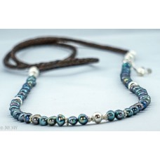 Southsea Pearls Necklace (sky blue) 